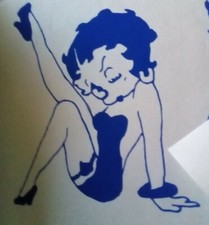 Betty Boop. motorhome, car