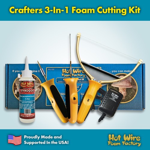 Hot wire foam factory - foam, 3-in-1