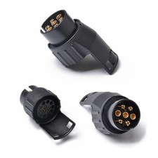 Trailer Truck Caravan 7 to 13Pin Towbar Towing Socket Plug Adapter Converter UK