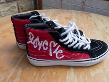 Vans boots red/black/white "love me" size US men 5 / women 6.5
