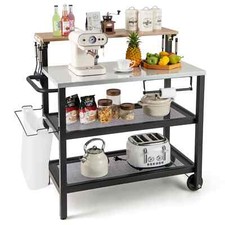 COSTWAY Rolling Bar Cart