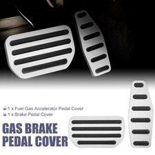 Automatic Brake Gas Accelerator Pedal Cover Kit for Suzuki Jimny Silver Tone