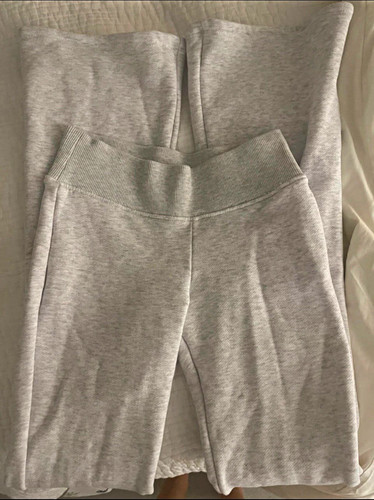 Zara grey flare joggers size - grey,