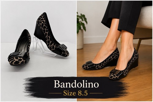 Bandolino giraffe print - bandolino, wedge