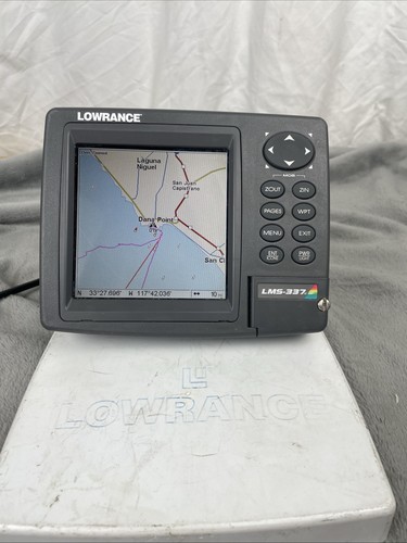 Lowrance lms 337 fish finder - lowrance, lms-337
