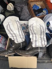 Larry Mahan Snake Skin Boots Python 