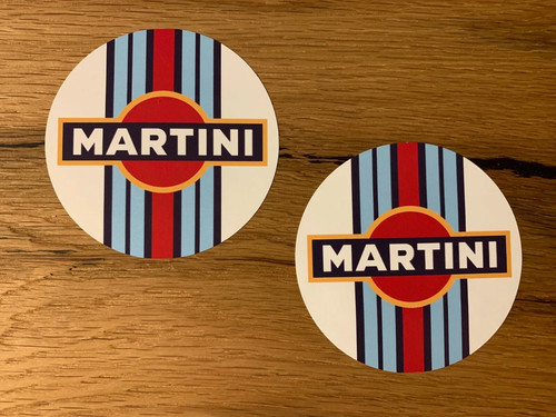 Martin rally stickers retro - 2x,