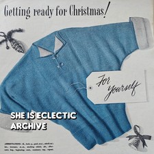 Vtg 1950 Knitting Pattern