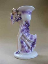 Vintage Flapper Girl Candle