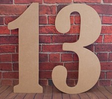 Wooden numbers-10cm to 60