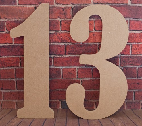 Wooden numbers 10cm 60 - numbers-10cm,