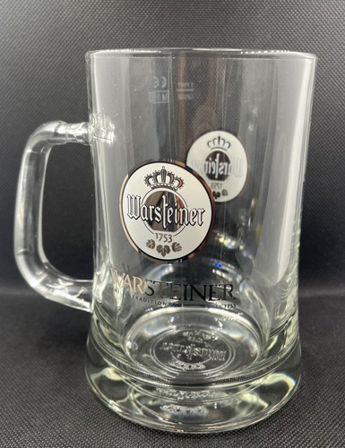 Warsteiner german beer glass - warsteiner,