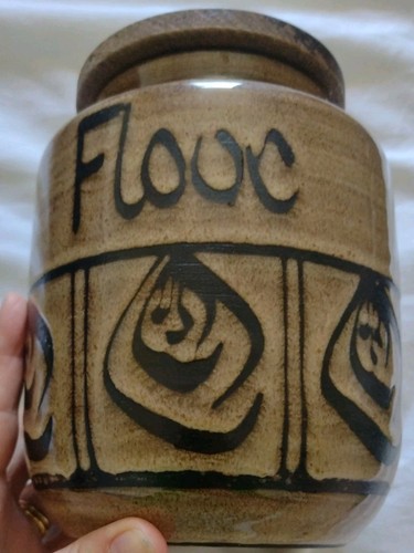 Vintage brown flour - vintage, well
