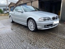 Breaking BMW E46 Convertible 323ci 2.5 M52B25TU Manual Petrol Titan Silver 323i