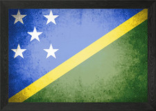 Solomon Islands flag Framed