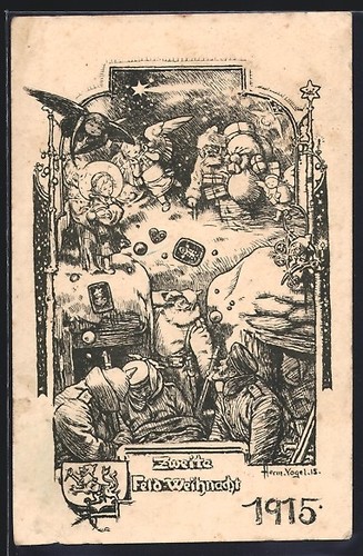 Artist postcard second - artist's,
