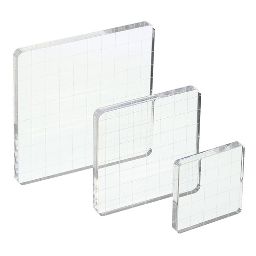 Acrylic stamp block pack - block,