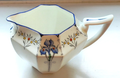Shelley blue iris - iris, jug