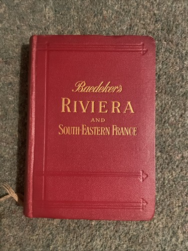 1931 baedeker riviera and - 1931,