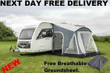 New Sunncamp Swift 260SC Deluxe Caravan Porch Awning With Rear Upright Pads