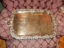 Silver Footed Butlers Tray