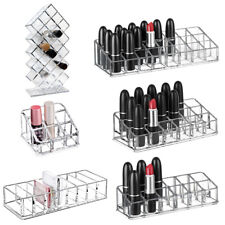 8/9/12/18/24/28 Clear Acrylic Lipstick Make Up Cosmetic Display Organiser Stand