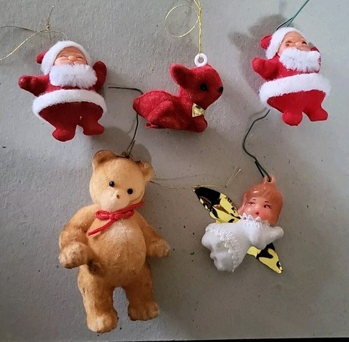 Vintage 1950s flocked - vintage,