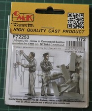 CMK 1:72 U-Boat U-IX Crew in Command Section (Control Room) (3 Figures) (F72253)