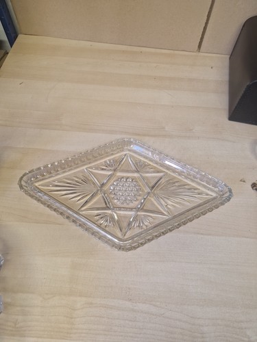 Vintage diamond shape glass - diamond,