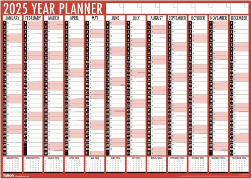 2027 year planner large - year,