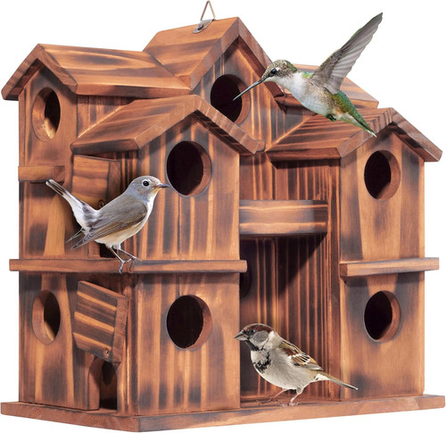 Wooden bird houses for outside - houses,