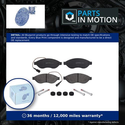 Brake pads set fits - fits, fiat