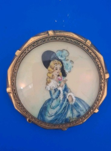 Vintage hand painted lady tlm - painted,