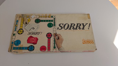 Vintage sorry board game - board,