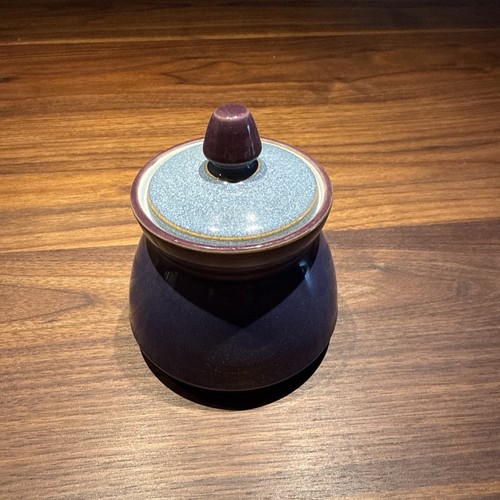 Denby storm sugar bowl - sugar,