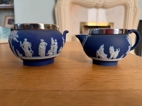 Antique wedgwood cobalt blue - antique,