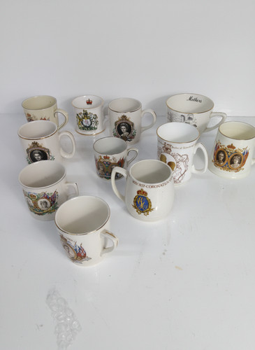 Royal commemorative mugs - royal,