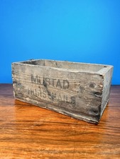 Vintage wooden mustard - vintage,