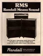 vtg 70s RANDALL BASS AMP