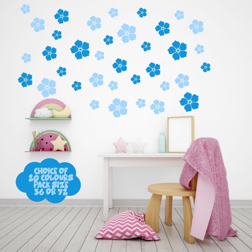 Flowers wall stickers - stickers, girls