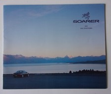 TOYOTA SOARER orig 1991 Japanese JDM UK Mkt Large Sales Brochure - 4000 2500