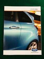 FORD KA FULL SALES BROCHURE