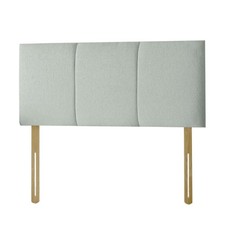 Headboards Lined Padded Plush Velvet Bed Set Upholstered 2 Line Vertical Design