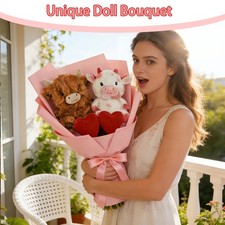 30cm Highland Cow Bouquet