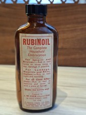 Rubinol Old Glass Bottle