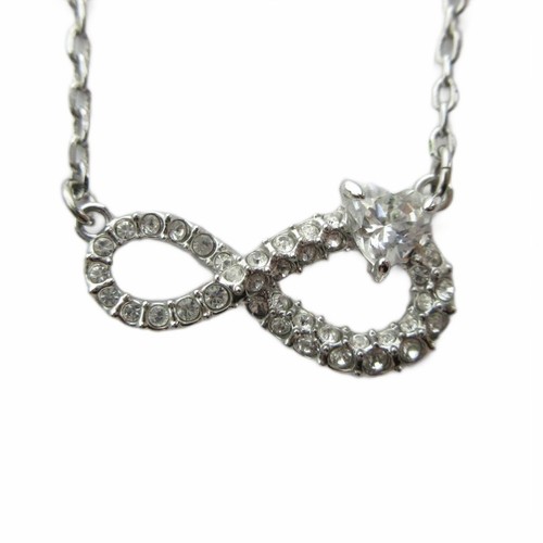 Swarovski necklace silver - swarovski,