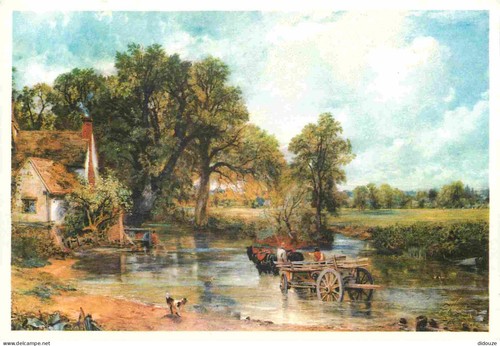 Postcard art painting - -,