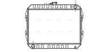 AVA Coolant Radiator VN2090