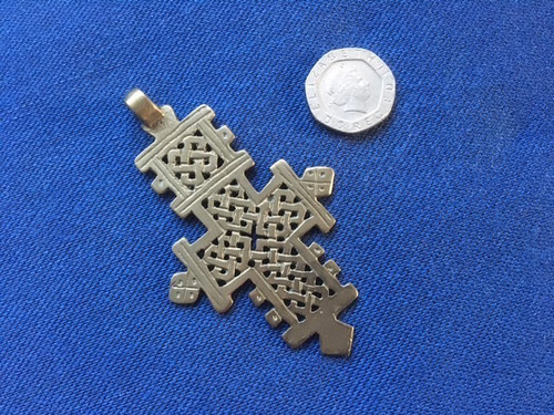 Ethiopian bronze latticework