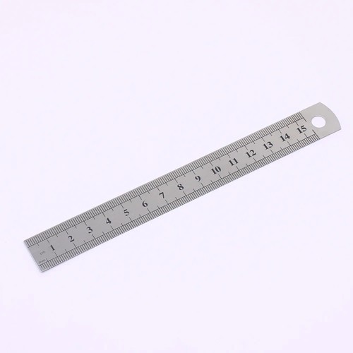 Metal stainless steel ruler - metal,